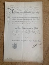 Urkunde Eisenbahner aus