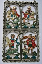 Kühn Zinn Wandbild "