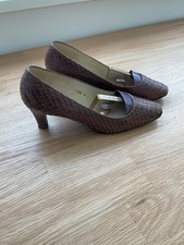 Schlangenleder Pumps Vintage