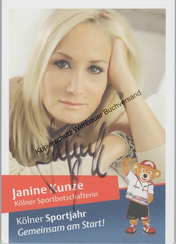 Original autogramm janine - autogramm,