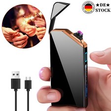 Lichtbogen Feuerzeug Elektro Feuerzeug USB Aufladbar Plasma Lighter Gift NEU