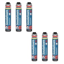 6x Soudal Soudafoam B2