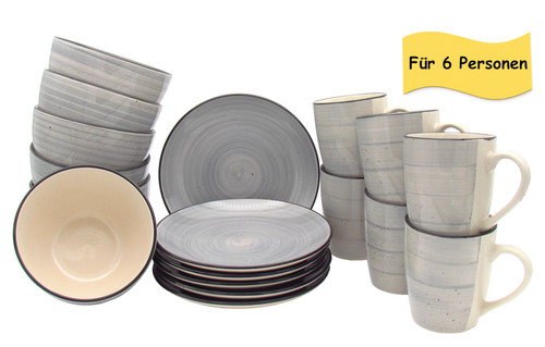 Keramik frühstücks service - keramik, frühstücks-service