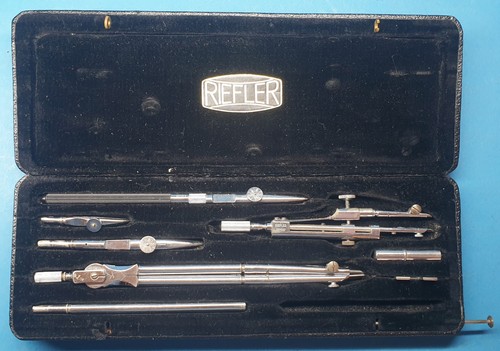 Alter zirkelkasten riefler - zirkelkasten,,