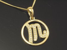 585 Sternzeichen Skorpion Gold