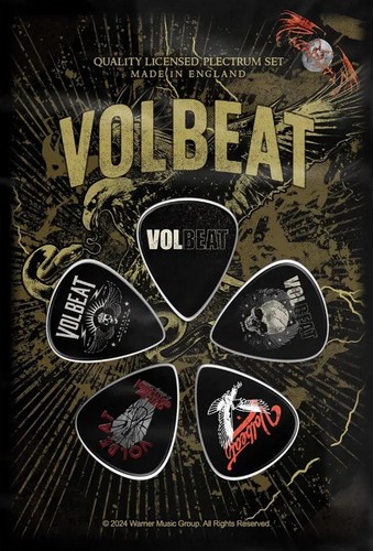 Volbeat plektrumset guitar - volbeat,
