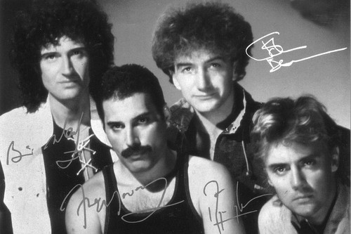 Queen autogramm musik - queen, ++autogramm++