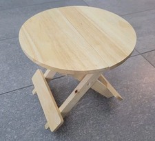 Mini-Klapphocker, Holz, rund, Kinderhocker, Pflanzen-Hocker ***TOP***