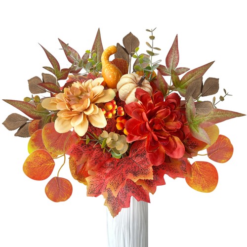 Kunstblumen herbststrauß deko - kunstblumen,
