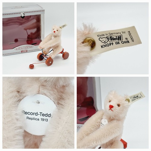 Steiff record teddybär auf - steiff,