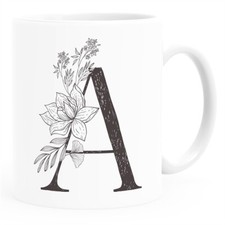 Kaffeetasse Monogramm Initiale