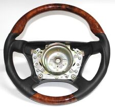 Lenkrad Wurzelholz Wood  Holz -  Leder Sportlich Mercedes R129 W124 W201 W140