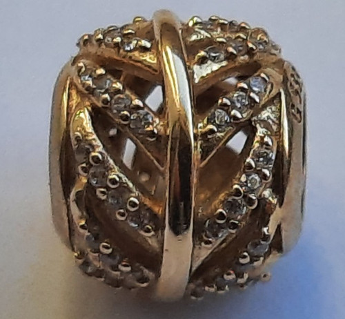 Pandora charm funkelnde feder - pandora,