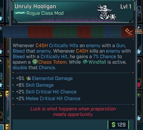 Modded lv1 c4sh all skills - lv1,