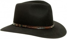 Akubra Hut Herren Leisure Time Schwarz Größe 57