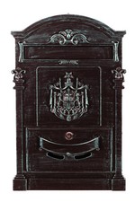 Antiker Briefkasten GAL29 Antik Grün Wandbriefkasten, Postkasten Englisch 