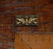 Rahmen Zierelement Messing Prägestempel Ornament Buchbinden Prägen brass floral