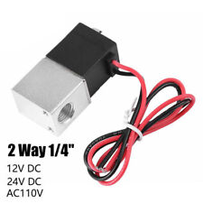 Magnetventil Luft Ventil 1/4" NPT 2 Weg 2V025 DC 12/24V AC 110/220V Luft