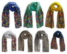 Chiffontuch blumen leo - chiffontuch,