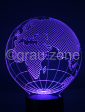 Led mehrfarben lampe - 3d,