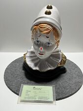 vintage Nadal Porzellan Büste Clown Pierrot Harlekin limitiert Llardo Spanien