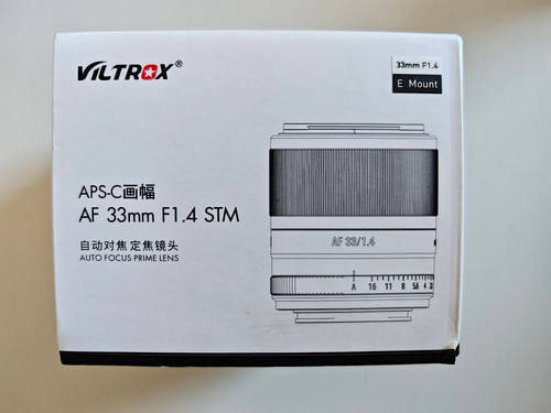 Viltrox 33mm sony e - 33mm, f1.4