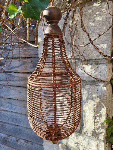 Edelrost ornament windlicht - edelrost,