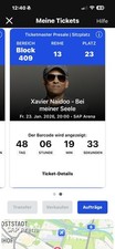 2 Tickets von Xavier Naidoo „Bei Meiner Seele“ Tour 2026 Mannheim Ticket 