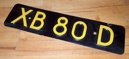 Nummernschild kfz kennzeichen - nummernschild,