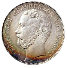 Baden Durlach 1 Taler 1867