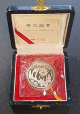 China Panda 1994 Coin Show München Silber PP  1 oz Silber  Silver proof COA Etui