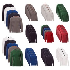 5er Pack Herren Langarmshirt
