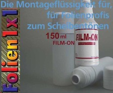 9,27€/100ml 150 ml Film-ON Montagemittel Scheiben Tönen Folieren ohne Schlieren