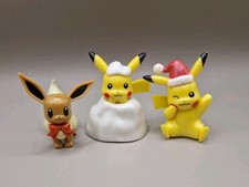 Pokemon Figuren Set: Evoli & Pikachu Weihnachten - Jazwares Nintendo Tomy ⚡️