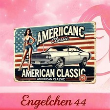 Vintage Metallschild