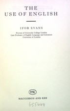 The Use of English. Evans, Ifor: