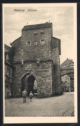 Nabburg das mähntor mit - nabburg,,