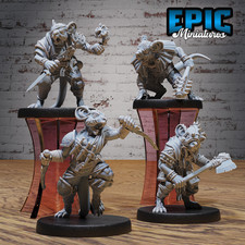 D&D Miniature - Mice Folk