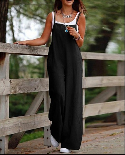 Damen polyester latzhose - polyester,