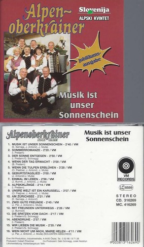 Alpenoberkrainer musik - cd--,