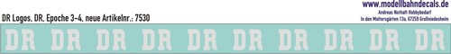 Decals logo 5 x - dr, 3,2