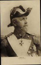 Ak König Oskar II. von Norwegen und Schweden, Portrait, Zweispitz... - 11449935