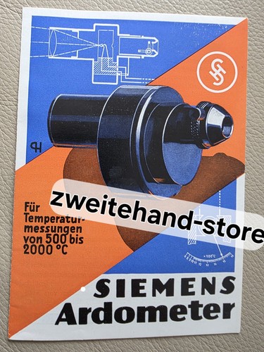 Prospekt siemens ardometer - prospekt,