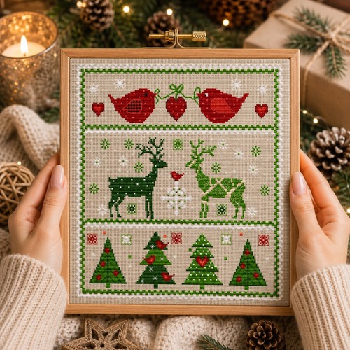 Kreuzstich vorlage weihnachten - kreuzstich,