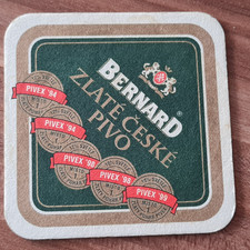 Bierdeckel aus Sammlung:    BERNARD  - ZLATE' C'ESKE' PIVO