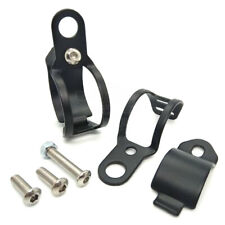 Motorrad Blinkerhalter schwarz matt für 30 - 43 mm Motorrad Gabeldurchmesser