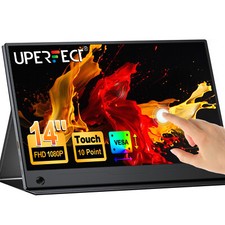 UPERFECT 14 Zoll Touchscreen 1080P Tragbarer Monitore Computer Display Für PC 