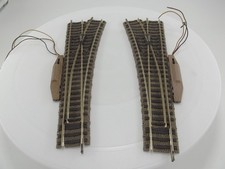 25) Fleischmann H0 Profi Gleis elektrisches Weichenpaar 6140 L+R