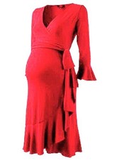 Umstandskleid stillkleid rot - umstandskleid,