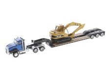 Diecast Masters Cat Ct660 Daycap Traktor mit Kat 315C L Lade Lowboy Anhänger 